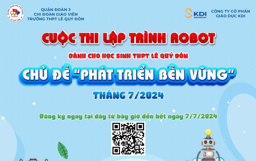 Cuộc thi lập trình Robot hướng tới phong trào "Phát triển bền vững"