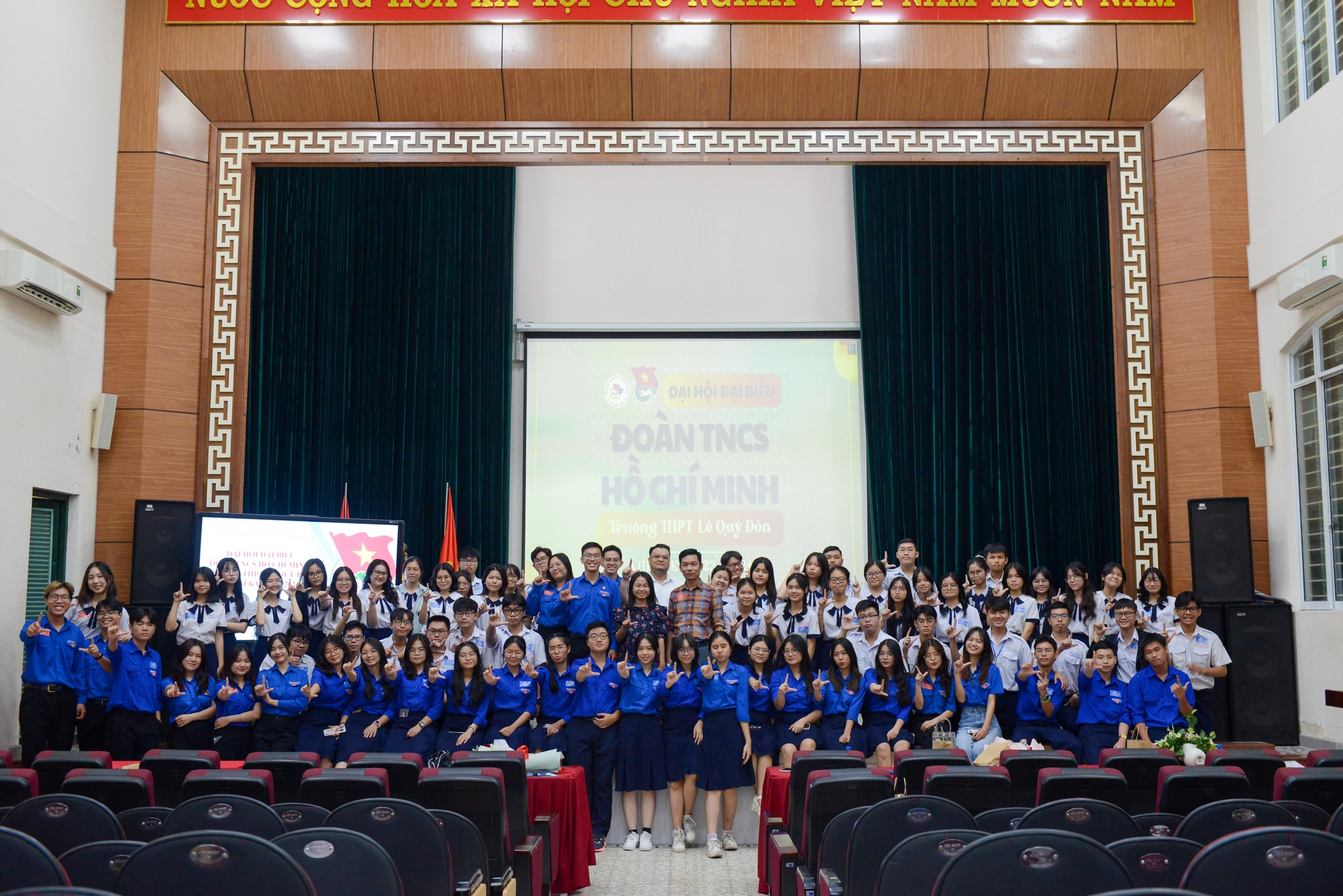 Đại hội đại biểu đoàn TNCS Hồ Chí Minh trường THPT Lê Quý Đôn nhiệm kỳ 2023 - 2024