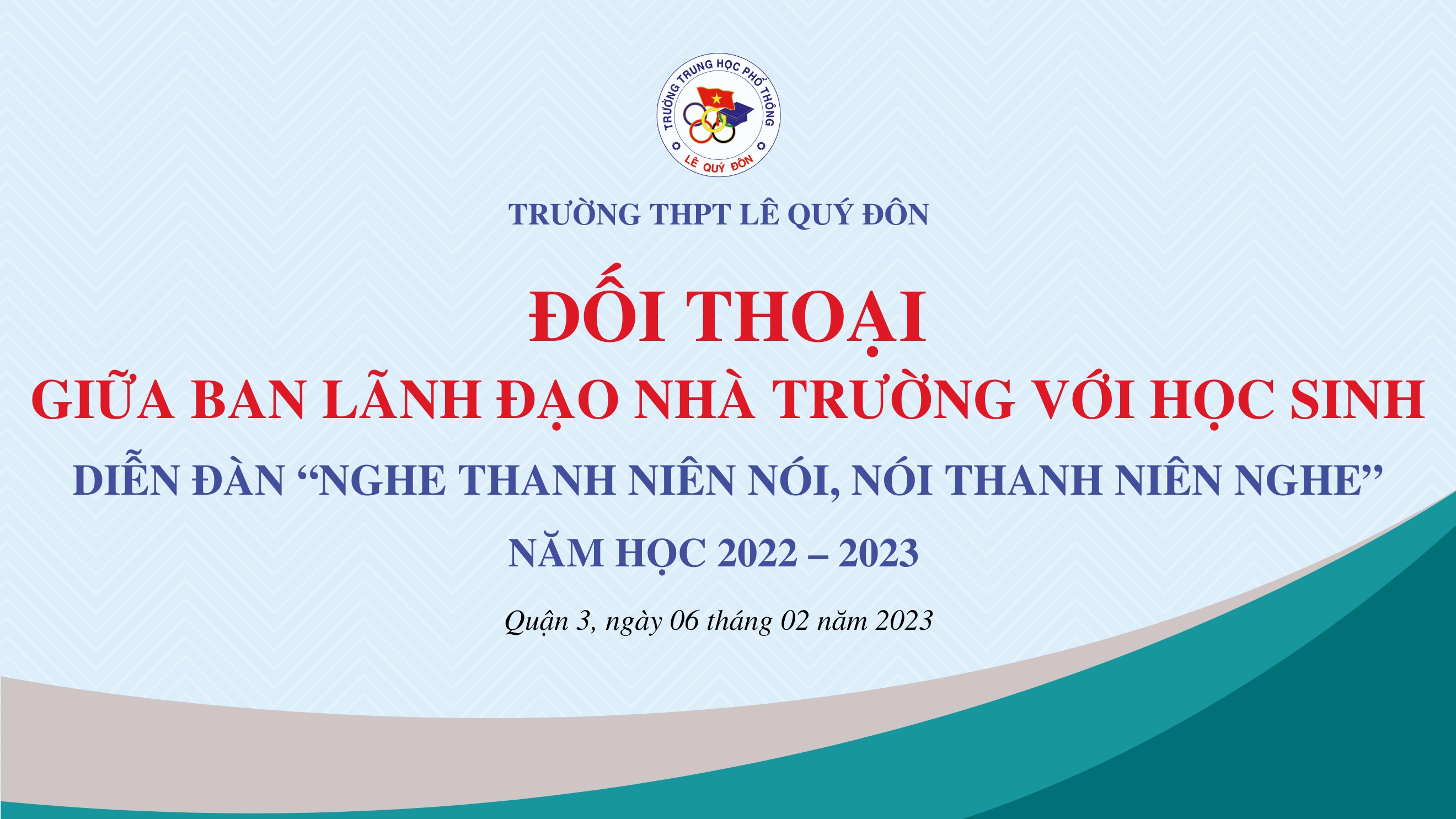 Diễn đàn " Nghe thanh niên nói, nói thanh niên nghe" năm học 2022-2023