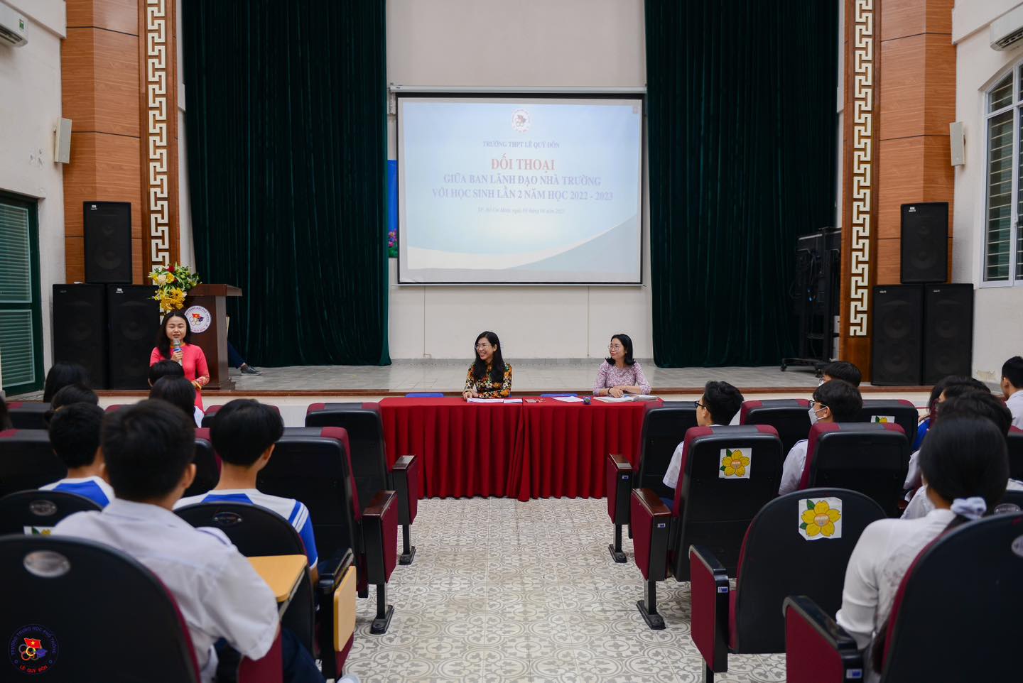 Đối thoại giữa ban lãnh đạo nhà trường với học sinh - lần 2, năm học 2022 - 2023