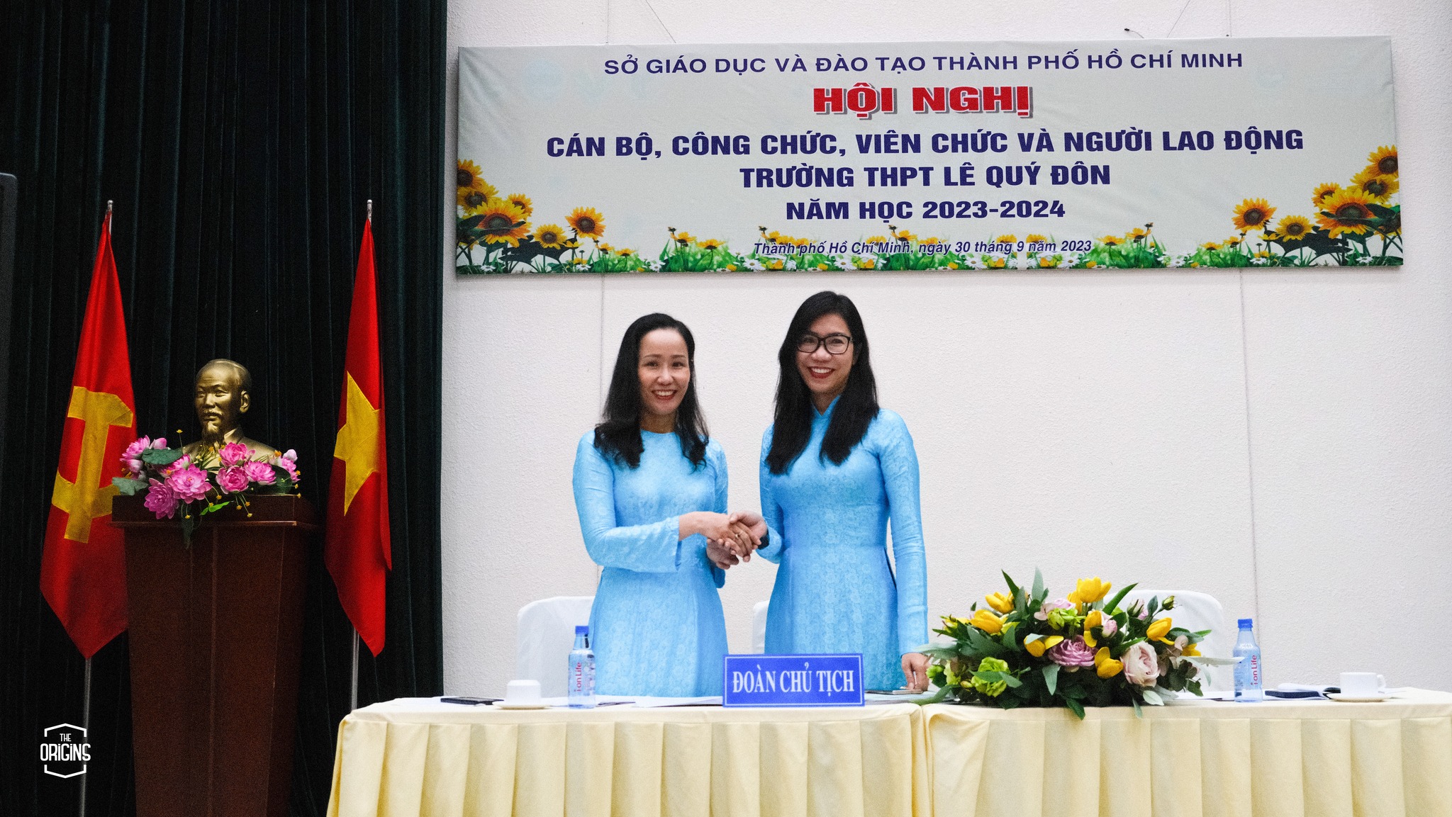 Hội nghị cán bộ, công chức, viên chức và người lao động trường THPT Lê Quý Đôn năm học 2023 - 2024