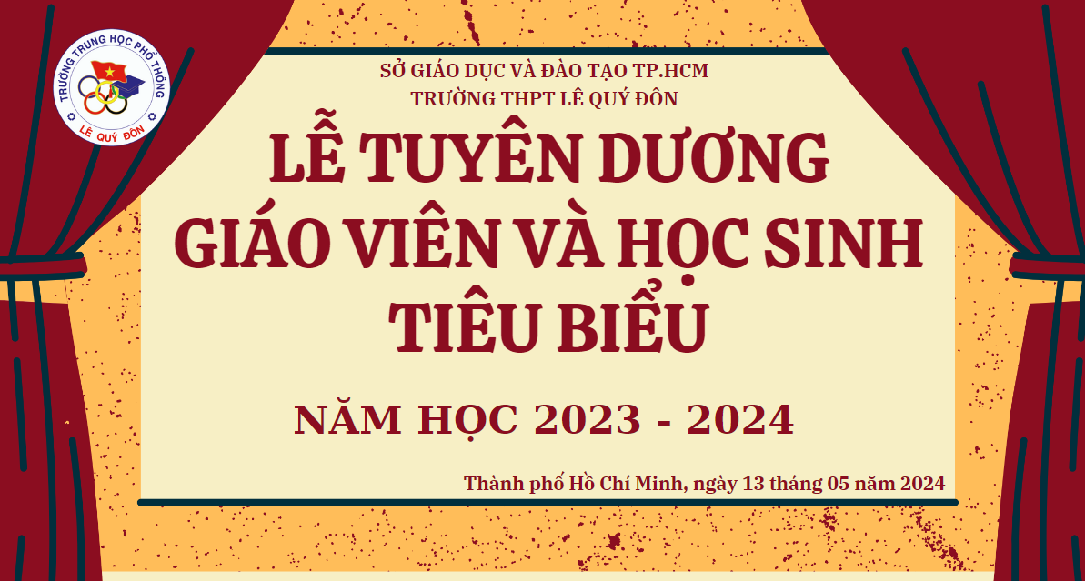 Lễ tuyên dương giáo viên và học sinh tiêu biểu NH 2023-2024