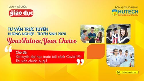 Lịch phát sóng Chương trình Tư vấn Trực tuyến Hướng nghiệp - Tuyển sinh năm 2020 (10/03 đến 16/3/2020)