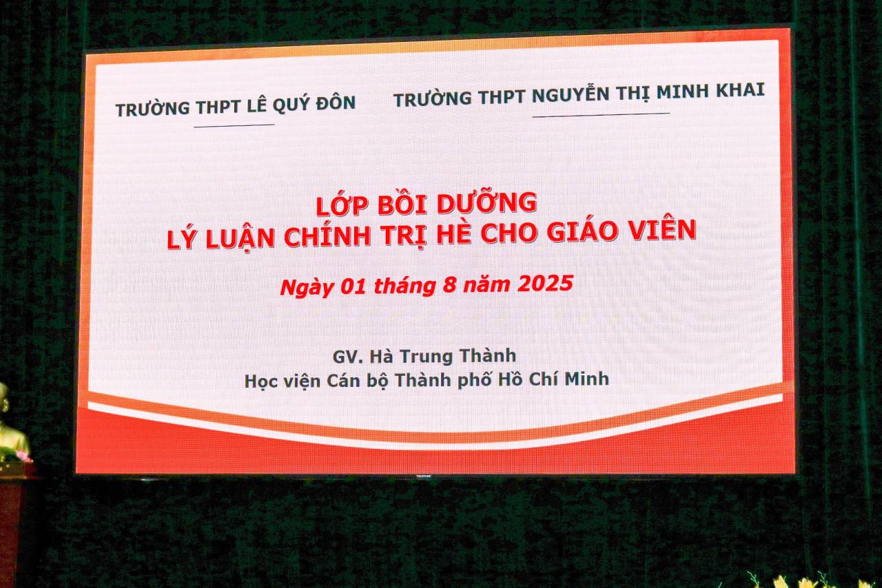 Lớp bồi dưỡng Lý luận Chính trị Hè