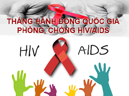 Phát động Tháng hành động phòng chống HIV/ AIDS.