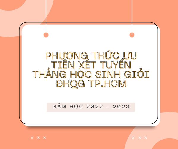 Phương thức ưu tiên xét tuyển thẳng học sinh giỏi, tài năng của trường THPT