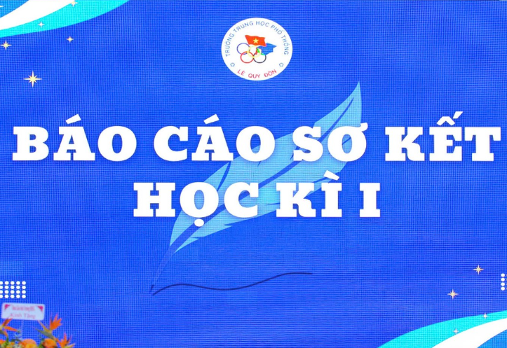 Sơ kết HKI năm học 2024-2025