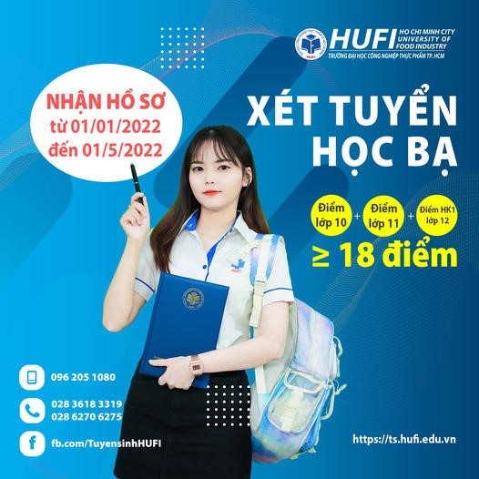 Thời gian nhận hồ sơ xét tuyển đại học 2022 - Phương thức xét tuyển học bạ 3 năm THPT