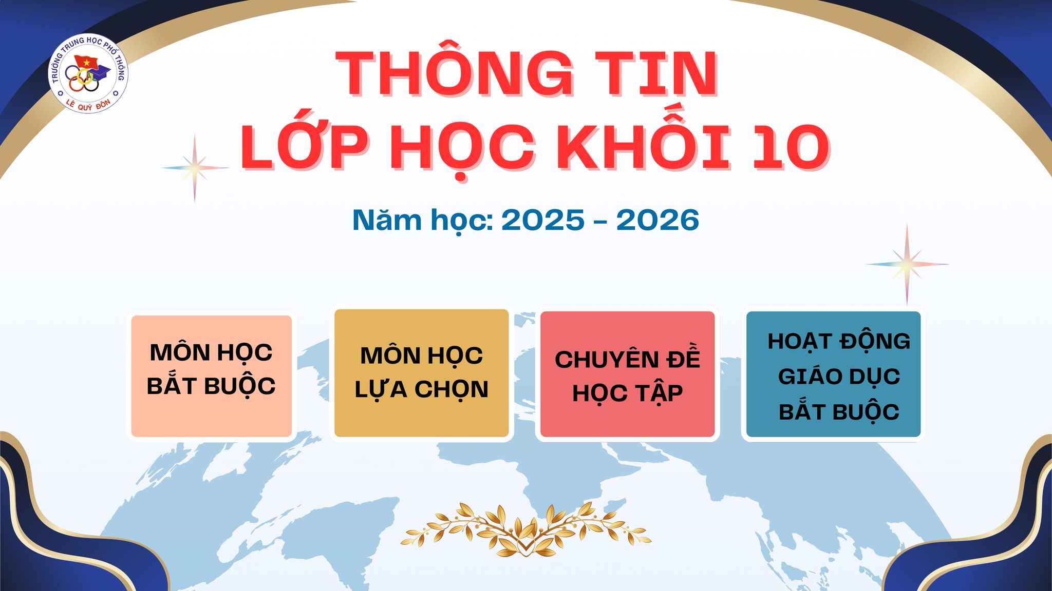 Thông tin lớp học khối 10