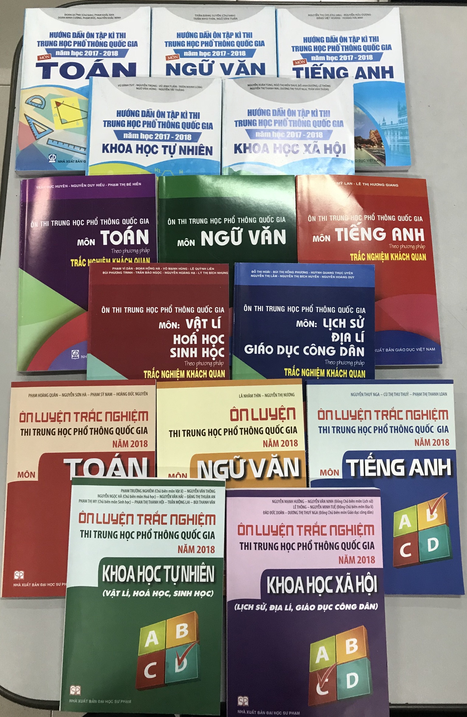 Thư mục sách ôn luyện thi tốt nghiệp thpt quốc gia năm 2018